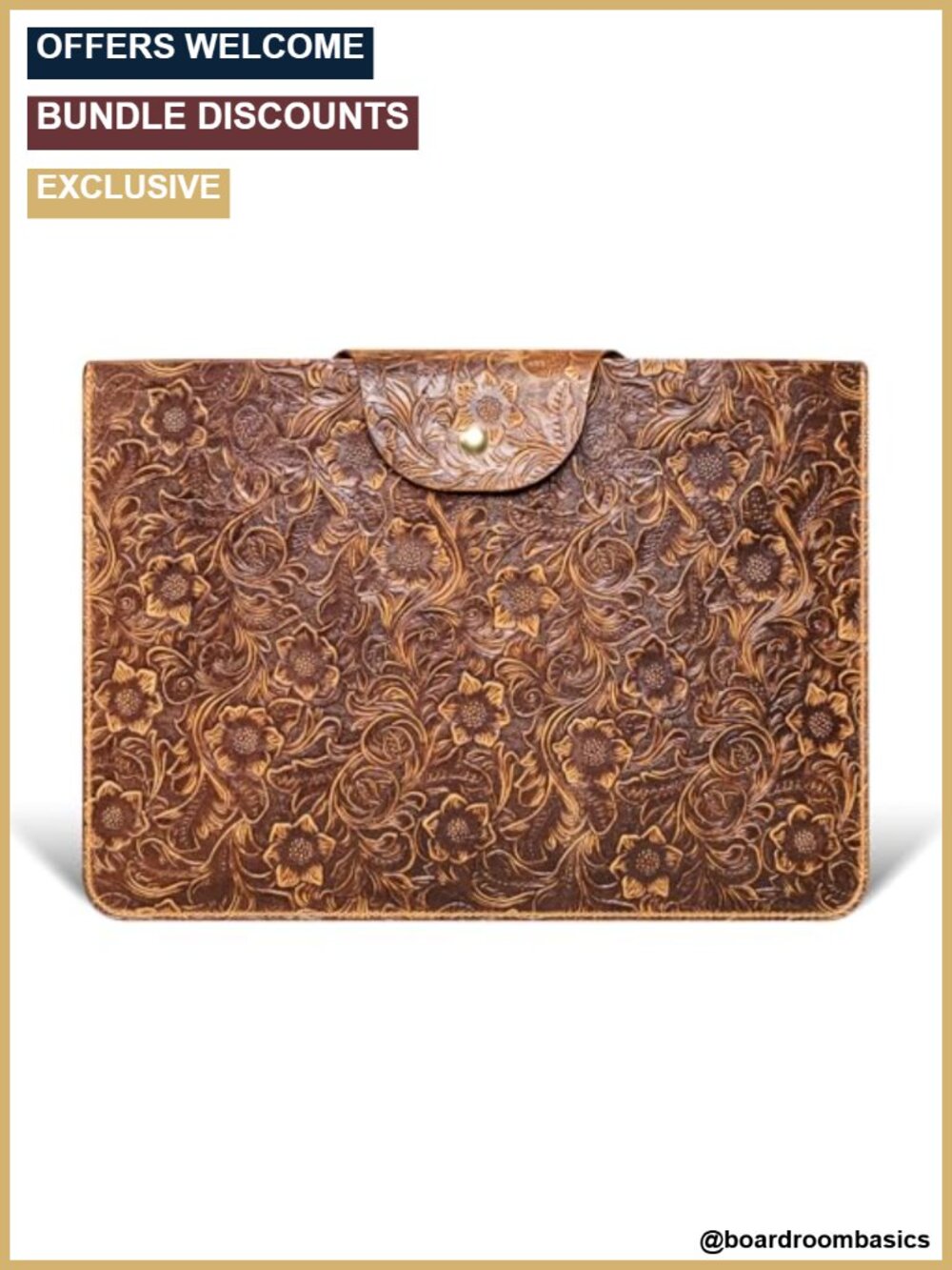 Genuine Leather Laptop Sleeve 14 Inch MacBook Pro Air Case